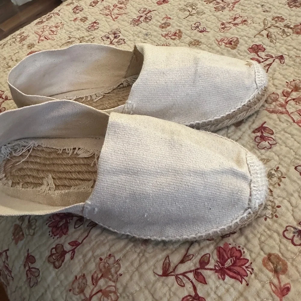 Women's Cream Espadrilles size 38